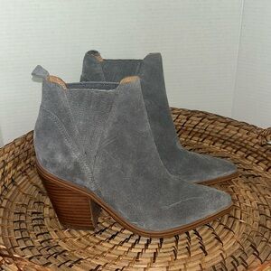 Marc Fisher Suede Ankle Slip On Booties